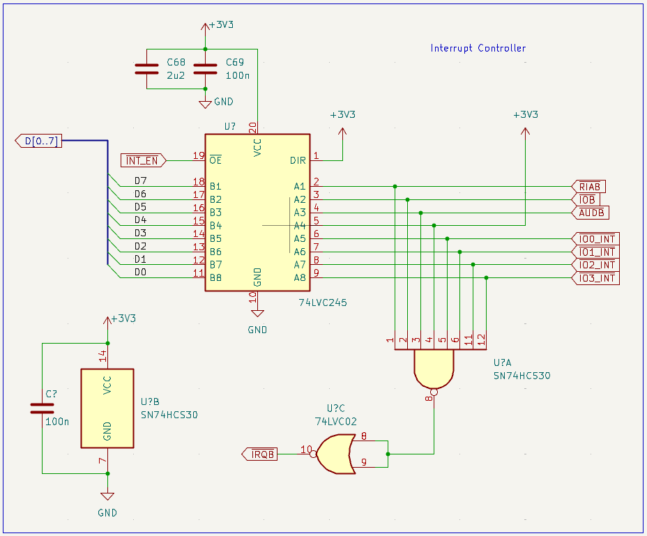 simplified interrupt controller