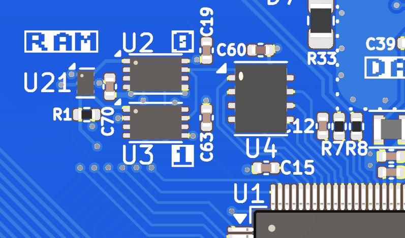 Flash + 2x PSRAM on bus