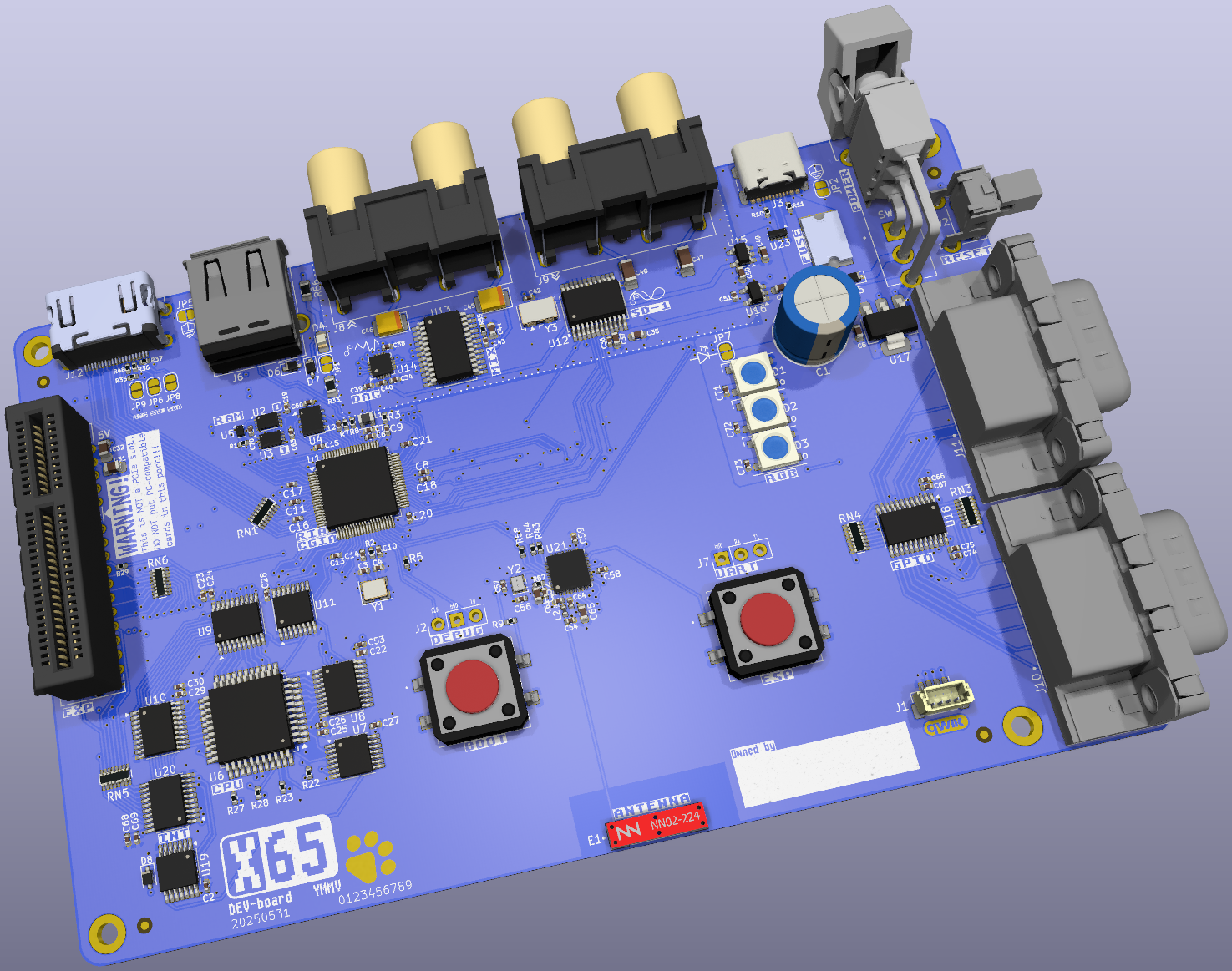 X65 Board Visualization
