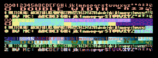 all text modes screenshot