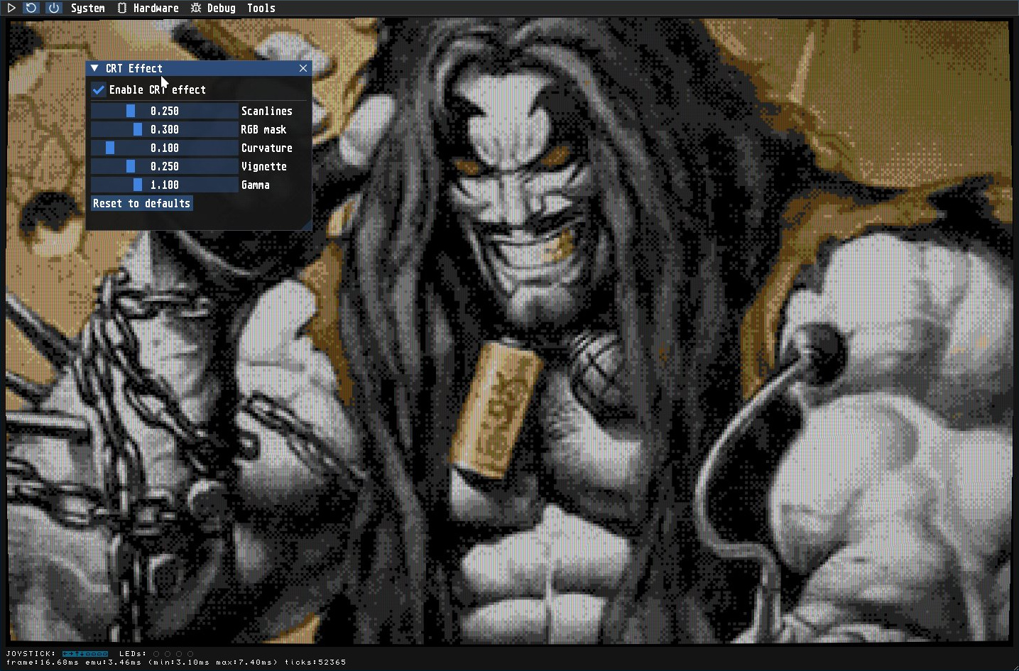 CRT effect